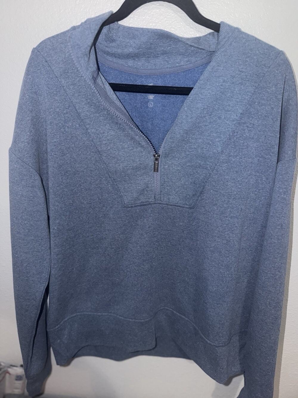The Freely Women’s Iris 1/2-Zip Pullover Blue Size Large HRD